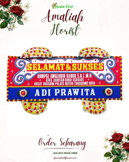 Papan Bunga Ucapan Selamat Gebangsari